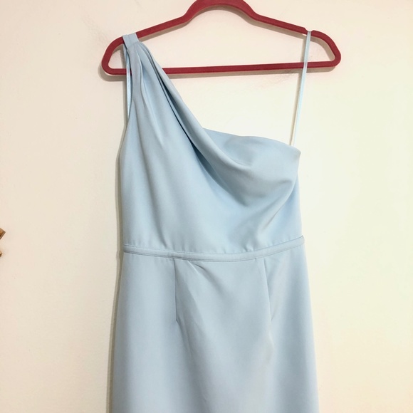 Mac Duggal Ieena 26266 One Shoulder Jersey Mermaid Gown - Picture 4 of 12